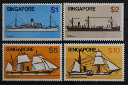 Singapur, Schiffe, MiNr. 351-354, Postfrisch - Singapore (1959-...)