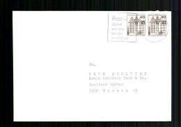 Berlin, MiNr. 614 Waagerechtes Paar Auf Brief - Cartas & Documentos