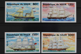 Niger, Schiffe, MiNr. 888-891 B, Postfrisch - Niger (1960-...)