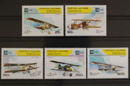 Laos, Flugzeuge, MiNr. 1526-1530, Postfrisch - Laos