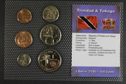 Trinidad & Tobago, BTN-Kursmünzensatz Verschiedene JG, 6 Münzen - Otros – América