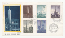 1959 Vatican FDC Airmail Stamps Cover By Grassellini - FDC
