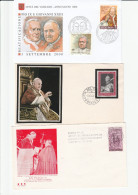 3 Diff VATICAN Event Covers & Special Fdc 1963 - 2000 Cover - Lettres & Documents