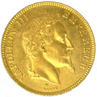 Second-Empire-100 Francs Napoléon III Tête Laurée 1869 Strasbourg - 100 Francs (gold)