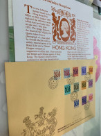 Hong Kong Stamp FDC 1982 Definitive Short Set - Brieven En Documenten