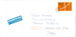 L76668 - Frankreich - 2001 - "PP"-GALpU O Stpl -> TOYOHIRA (Japan), M Nachtraeglich-entwertet-Stpl - Storia Postale