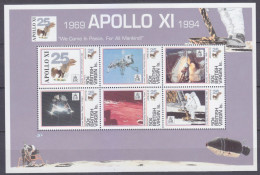 1994 British Virgin Islands 823-828KL 25 Years Of Apollo 11 Moon Landing 15,00 € - Amérique Du Sud