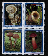 Sweden 2024 Danderyd Municipality- Mycology, Mushrooms, Fungi,Cindrella, Set Of 4, MNH (**) - Ethiopie