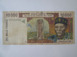 Ivory Coast/Cote D'Ivoire 10000 Francs 1999,see Pictures - Côte D'Ivoire