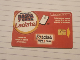 Guatemala-(GU-TLG-0160A)-FOTOLAB-(27)-(ladatel Q.30)-(0023432538)-used Card+1 Card Prepiad Free - Guatemala