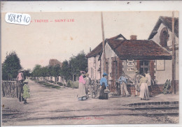 SAINT-LYE- LE PASSAGE A NIVEAU- JOLIE CARTE COLORISEE - Autres & Non Classés