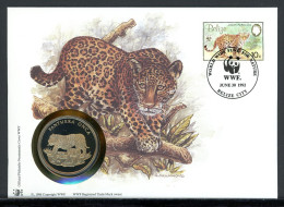 Belize 1992 Numisbrief Medaille Jaguar 30 Jahre WWF, CuNi PP (MD849 - Ohne Zuordnung