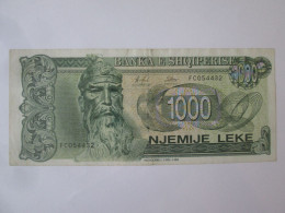 Rare Year! Albania 1000 Leke 1995 Banknote See Picture - Albanien