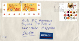 L76679 - Bund - 2005 - 2@55c PLZ MiF A LpBf BRIEFZENTRUM 30 - ... -> TOYOHIRA (Japan), M Nachtraeglich-entwertet-Stpl - Storia Postale