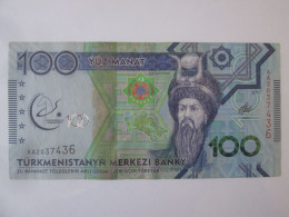 Turkmenistan 100 Manat 2017 Commemorative Banknote Very Good Conditions,see Pictures - Turkmenistan