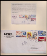 FRANCE Cover To UNITED KINGDOM POSTAGE PROPAGANDA  IN FRANCS INVALID CURRENCY  SEE SCANS RARE - Cartas & Documentos