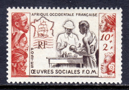 French Equatorial Africa - Scott #B39 - MH - Spot Of DG - SCV $7.25 - Nuevos