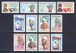 Dahomey - Scott #160-171 - MNH - Most With Some Glazed Gum - SCV $12 - Benin – Dahomey (1960-...)