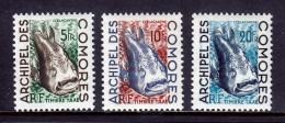 Comoro Islands - Scott #J3-J5 - MLH - SCV $5.35 - Ungebraucht