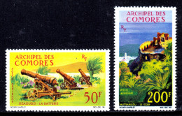 Comoro Islands - Scott #C18-C19 - MNH - Gum Bump #C18 - SCV $14 - Neufs