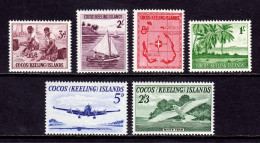 Cocos Islands - Scott #1-6 - MNH - SCV $30 - Islas Cocos (Keeling)