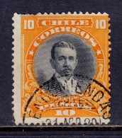 Chile - Scott #112 - Used - Pulled Perfs And Small Thin UL - SCV $8.50 - Cile