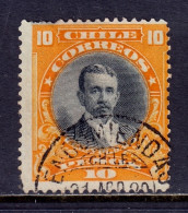 Chile - Scott #112 - Used - Pulled Perfs And Small Thin UL - SCV $8.50 - Chile