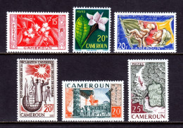 Cameroun - Scott #330//335 - MH - Thin #333 - SCV $9.20 - Ungebraucht