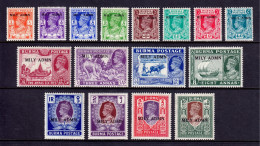 Burma - Scott #35-50 - MH - SCV $7.85 - Birmanie (...-1947)