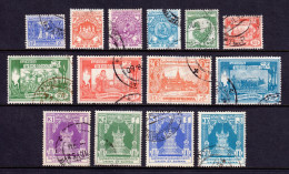 Burma - Scott #139-152 - Used - SCV $6.25 - Myanmar (Burma 1948-...)