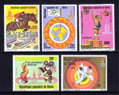 Benin - Scott #469-473 - MNH - SCV $6.60 - Benin – Dahomey (1960-...)