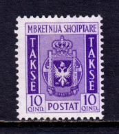 Albania - Scott #J41 - MNG - Light Thin At Top - SCV $37 - Albanie