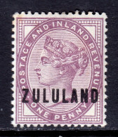 Zululand - Scott #2 - MH - Minor Toning Spot UL Corner - SCV $30 - Zoulouland (1888-1902)