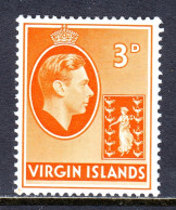 Virgin Islands - Scott #81 (SG 115) - MH - Chalky Paper - Pencil/rev. - SG £9.50 - Iles Vièrges Britanniques