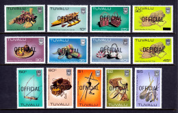 Tuvalu - Scott #O21//O32 - MNH - #O26 Is MH, Short #O23 - SCV $10 - Tuvalu (fr. Elliceinseln)