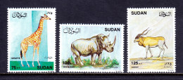 Sudan - Scott #384, 385, 386 - MNH - SCV $6.80 - Soudan (1954-...)