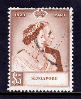 Singapore - Scott #22 - Used - Pulled Perfs At Top - SCV $45 - Singapur (...-1959)