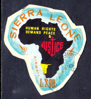 Sierra Leone - Scott #C78 - Used - On Piece, South West Africa Design - SCV $10 - Sierra Leone (1961-...)