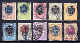 Serbia - Scott #68//78 - Used - Short Set, See Description - SCV $22 - Serbie