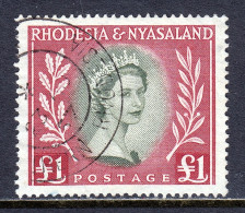 Rhodesia And Nyasaland - Scott #155 - Used - SCV $30 - Rhodesië & Nyasaland (1954-1963)