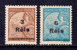 Portuguese India - Scott #462, 463 - MH - SCV $4.50 - India Portuguesa