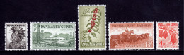 Papua New Guinea - Scott #139//146 - MH - Short Set - SCV $60 - Papouasie-Nouvelle-Guinée