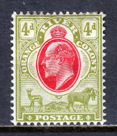 Orange River Colony - Scott #66 - MH - Crease On Hinge - SCV $42 - Oranje Vrijstaat (1868-1909)