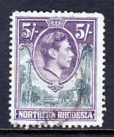 Northern Rhodesia - Scott #43 - Used - Pulled Perfs UR - SCV $17 - Northern Rhodesia (...-1963)