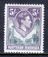 Northern Rhodesia - Scott #43 - MH - A Few Short Perfs - SCV $15 - Nordrhodesien (...-1963)