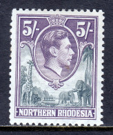 Northern Rhodesia - Scott #43 - MH - A Few Short Perfs - SCV $15 - Rhodésie Du Nord (...-1963)