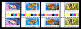 Norfolk Island - Scott #339-342 - MNH - Gutter Pairs - SCV $6.10 - Isla Norfolk