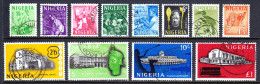 Nigeria - Scott #101//113 - Used - Short Set Missing #104 - SCV $25 - Nigeria (1961-...)