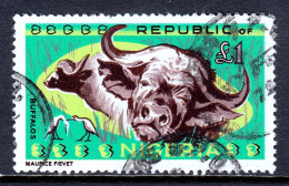 Nigeria - Scott #197 - Used - Pulled Perf At Top - SCV $9.00 - Nigeria (1961-...)