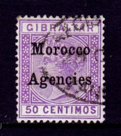 Morocco Agencies - Scott #17 - Used - SCV $4.00 - Bureaux Au Maroc / Tanger (...-1958)